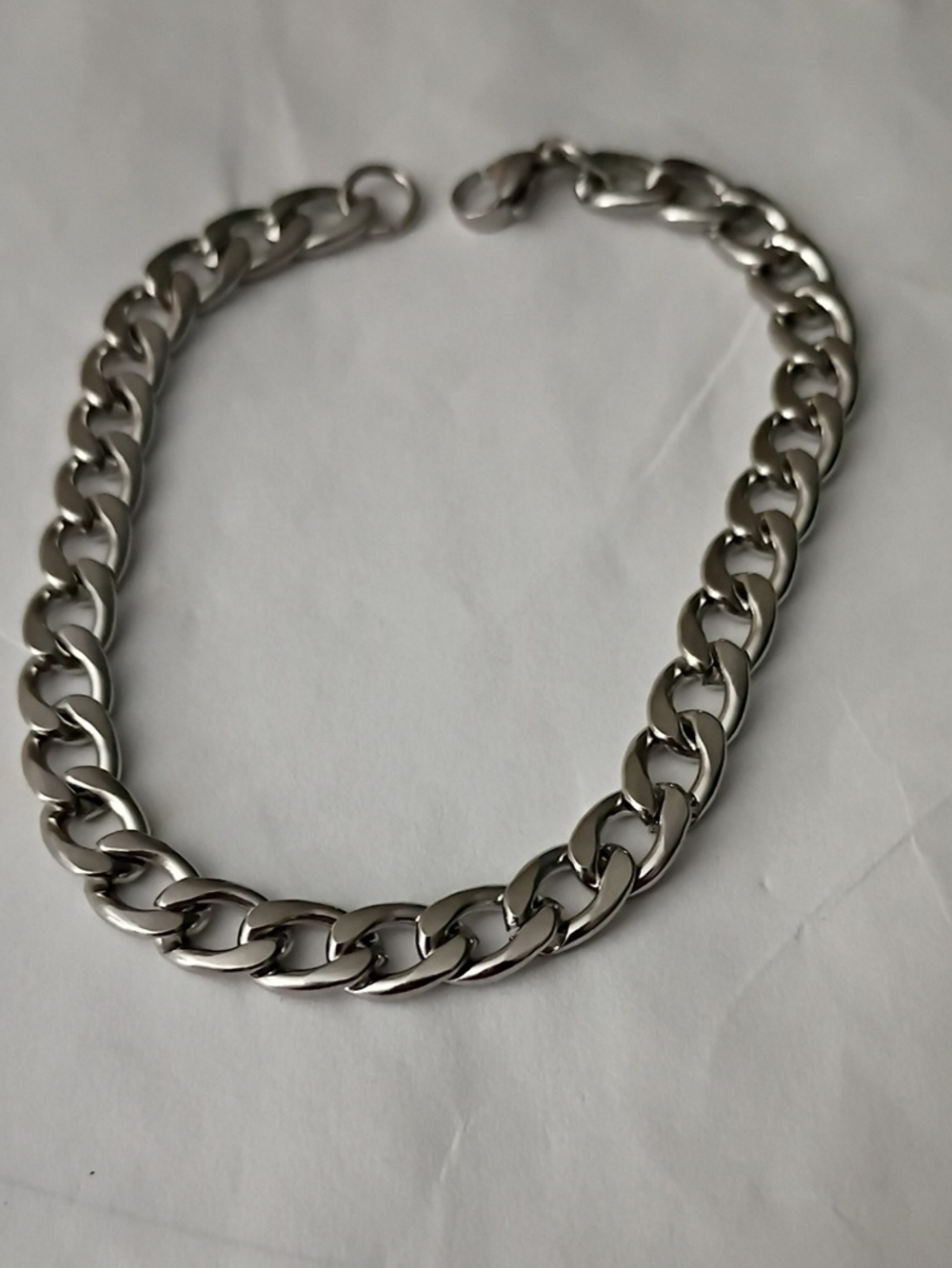 Chunky Silver Chain Bracelet